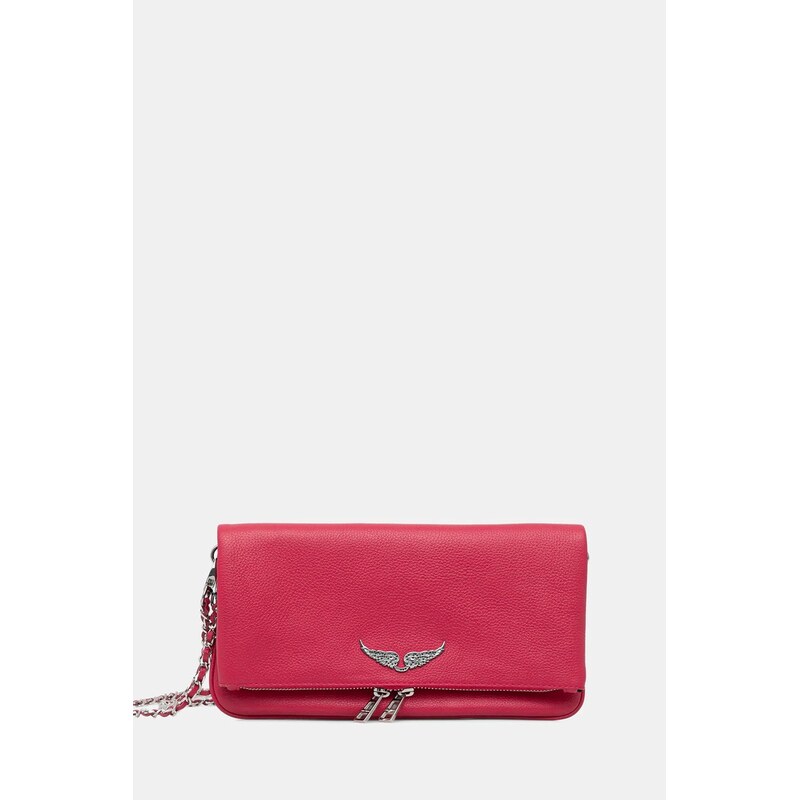 Zadig&Voltaire taška dámská kožená ROCK GRAINED LEATHER
