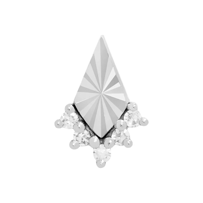 Buddha jewelry Bezzávitová koncovka piercingu Glow ze 14 kt zlata 585 110815260