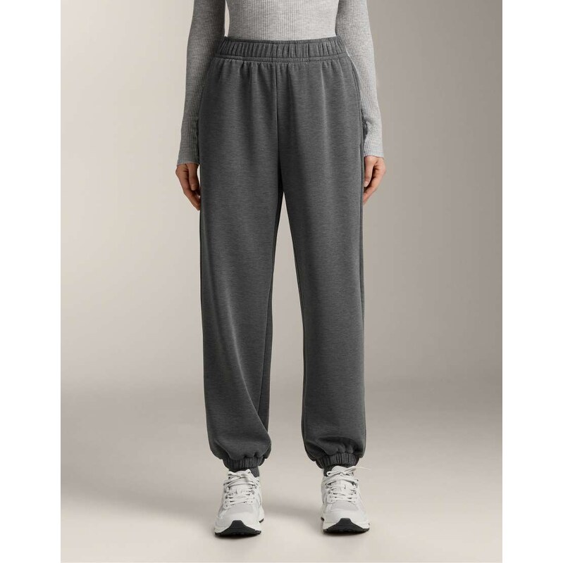 OYSHO Brushed marl modal joggers in grey 110817689