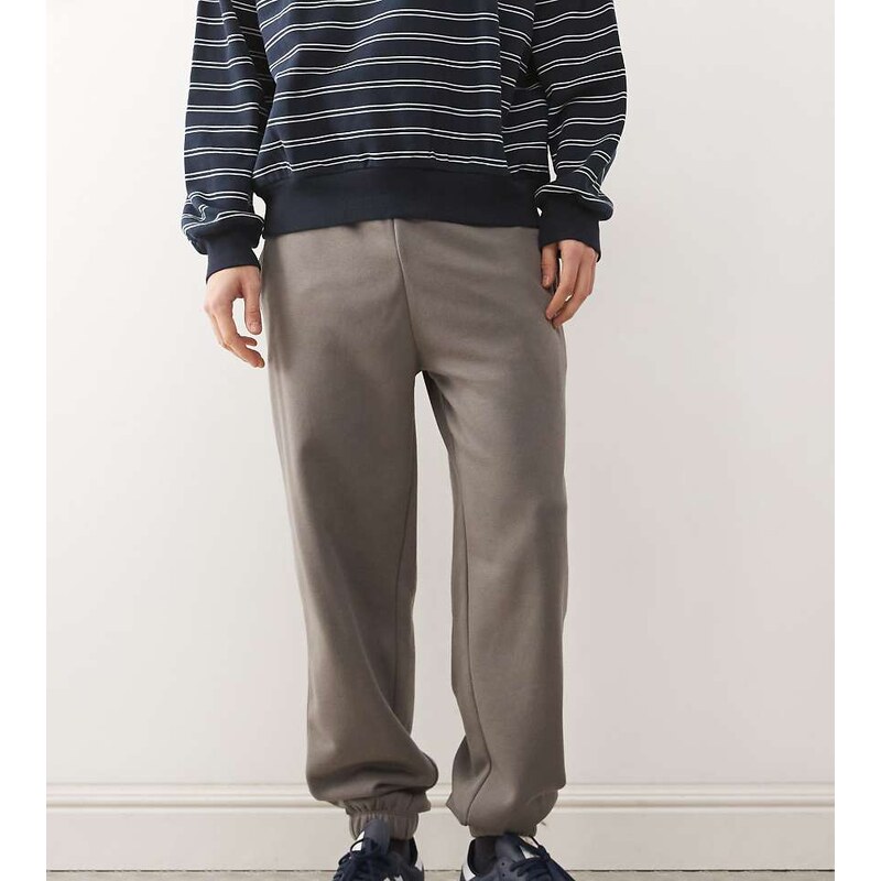 COLLUSION Charcoal grey cuffed jogger