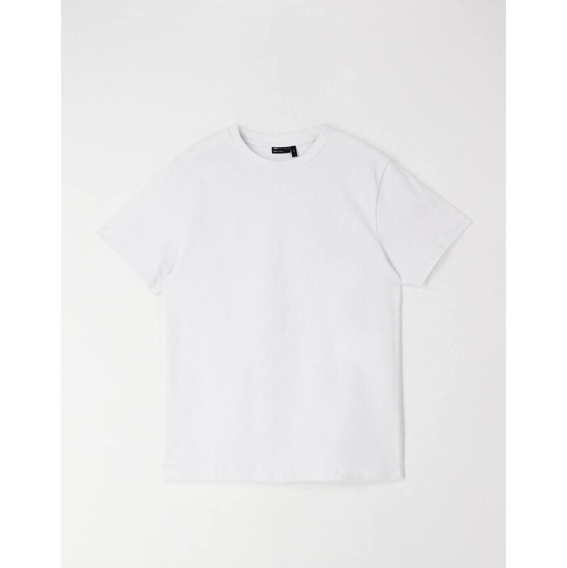 ASOS DESIGN heavyweight crew neck t-shirt in white