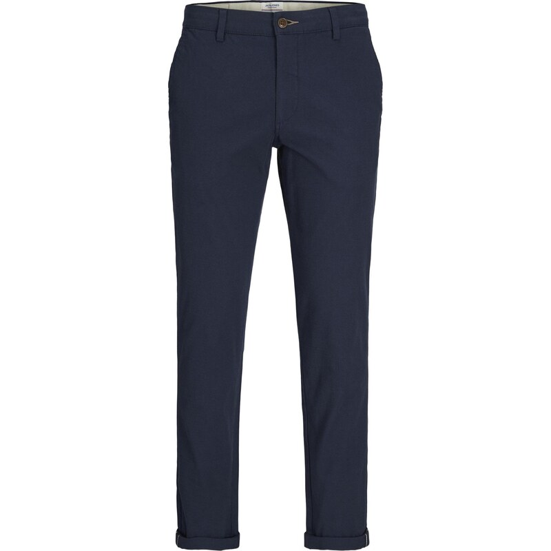 JACK & JONES Chino kalhoty JPSTMarco JJFury modrá