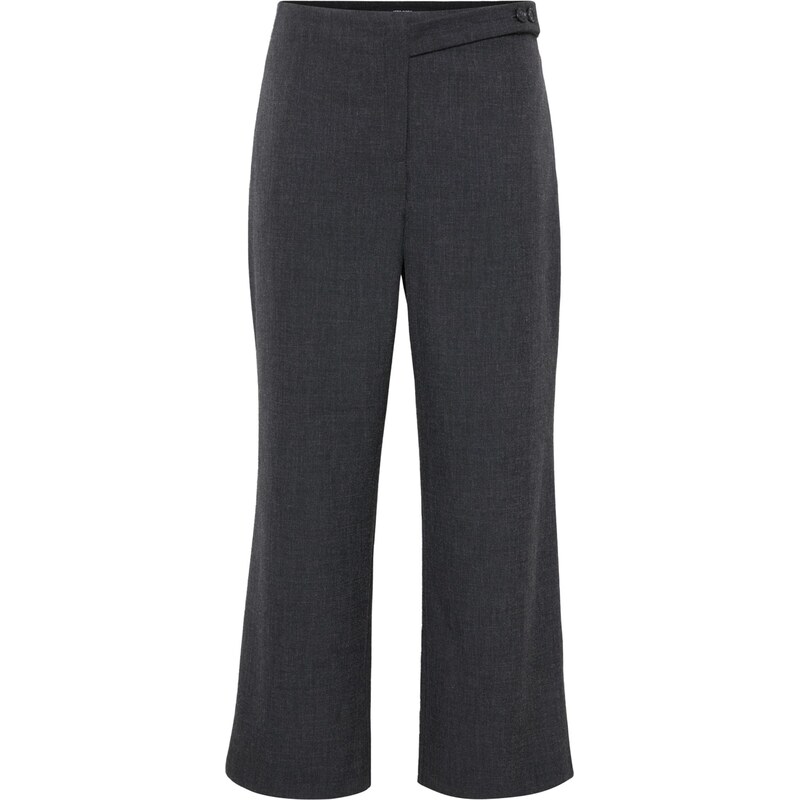 Vero Moda Curve Kalhoty tmavě šedá