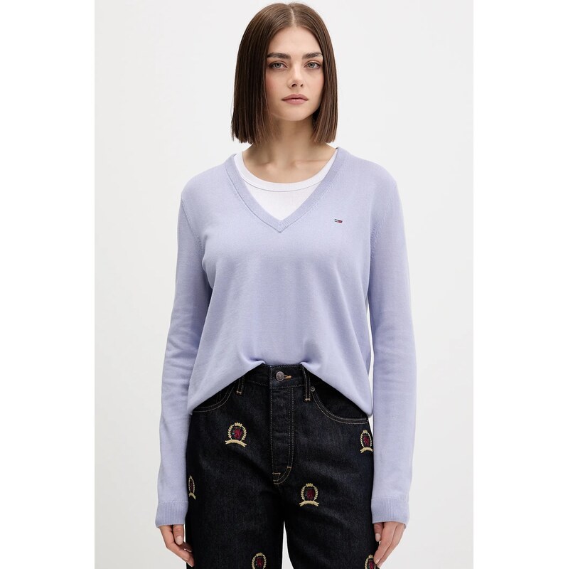 Tommy Jeans svetr dámský bavlněný