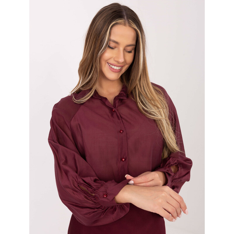 Factory Price Shirt-IT-KS-28979.63-burgundy