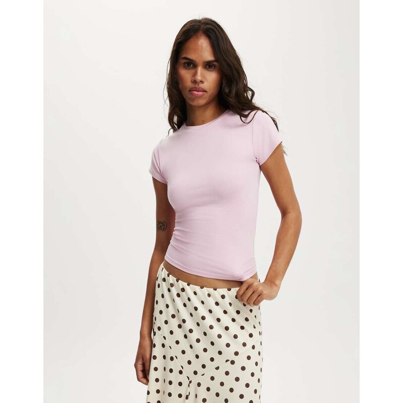 Cotton On All day crew tee in purple 110835093