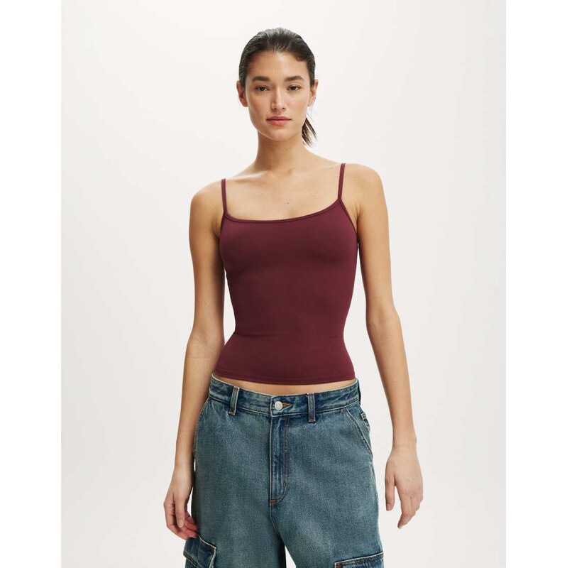 Cotton On Hold me cami in burgundy-Auburn 110835119