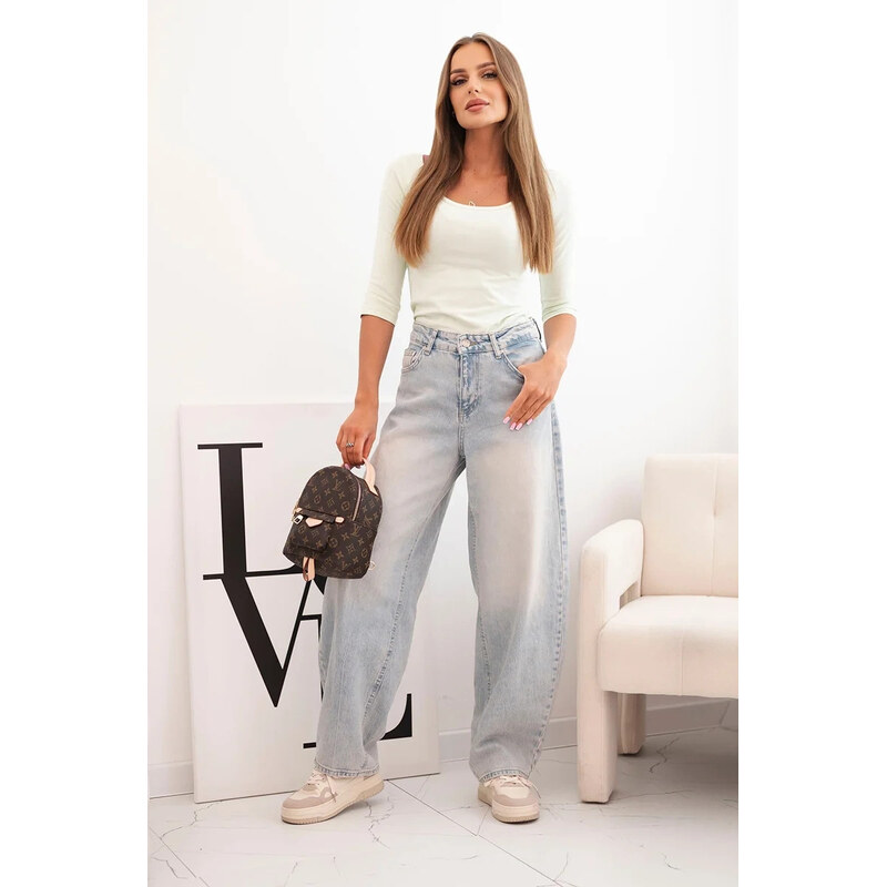 Halenka s kulatým výstřihem model 21191405 - K-Fashion
