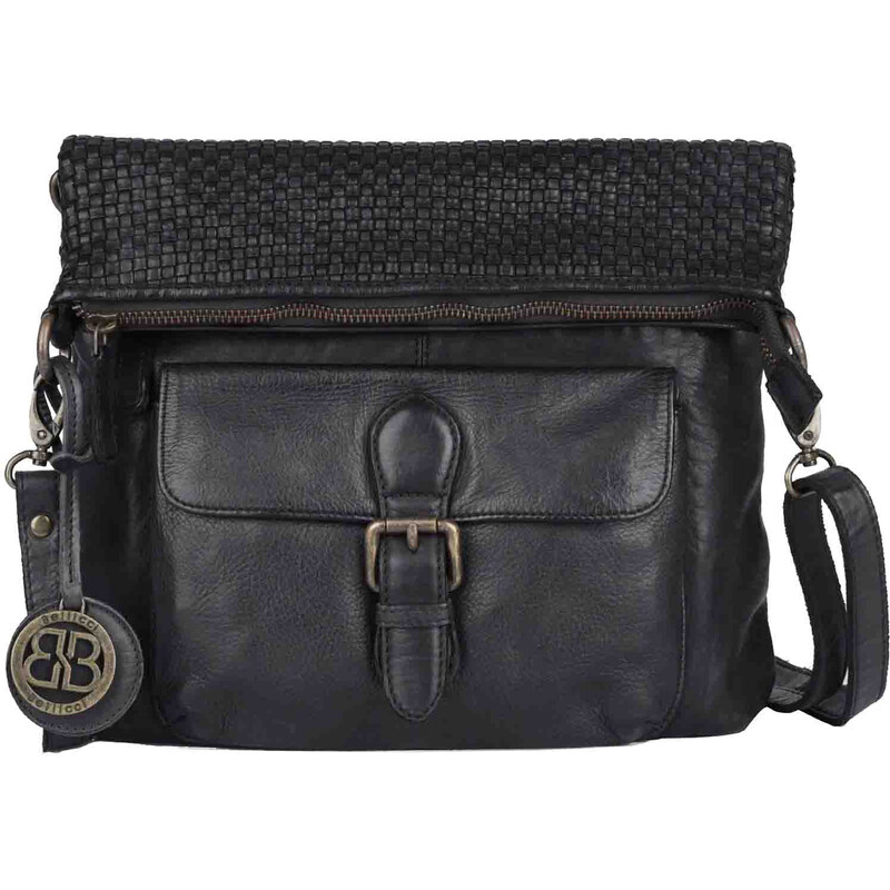 Dámská kožená crossbody kabelka Bellicci Inge - černá 115017865
