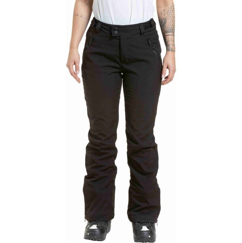 Meatfly dámské softshell kalhoty Dina Black | Černá 110841907
