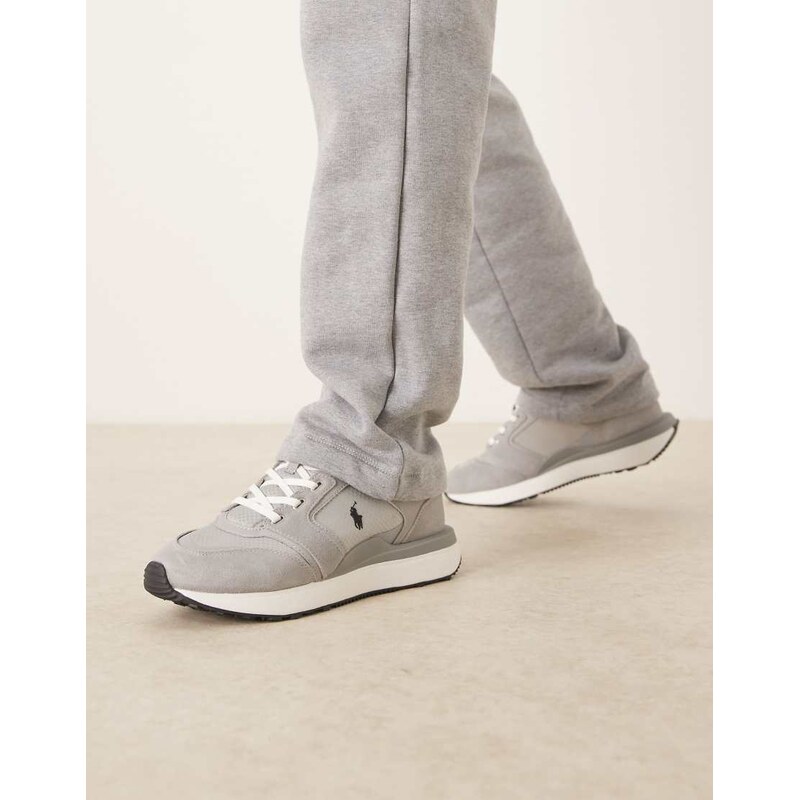 Polo Ralph Lauren Train 89 V2 suede trainers in grey