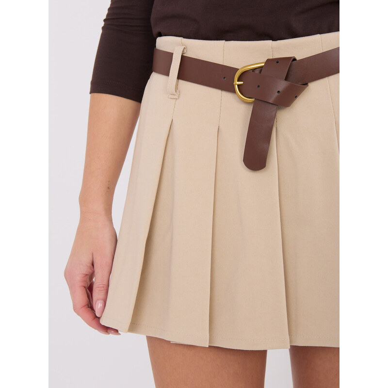 RUE PARIS Shorts-IT-SN-FL8757.52-light beige