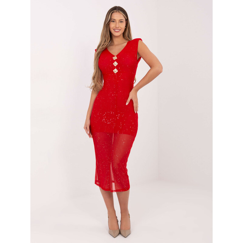 Italy Moda Dress-IT-SK-21931.13-red