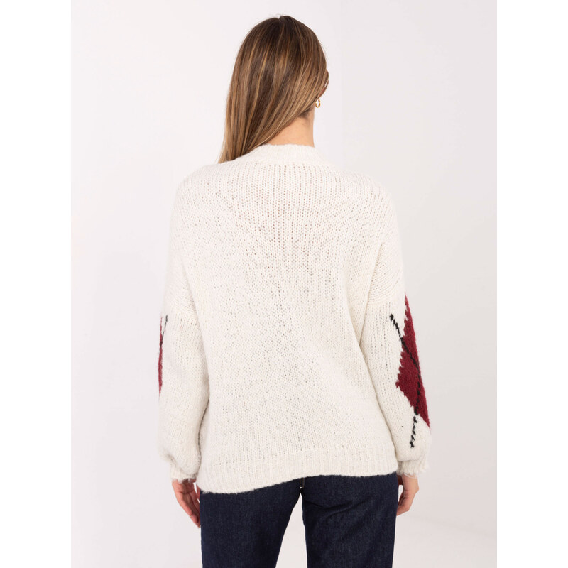 Italy Moda Sweater-MI-SW-WM295.15-ecru