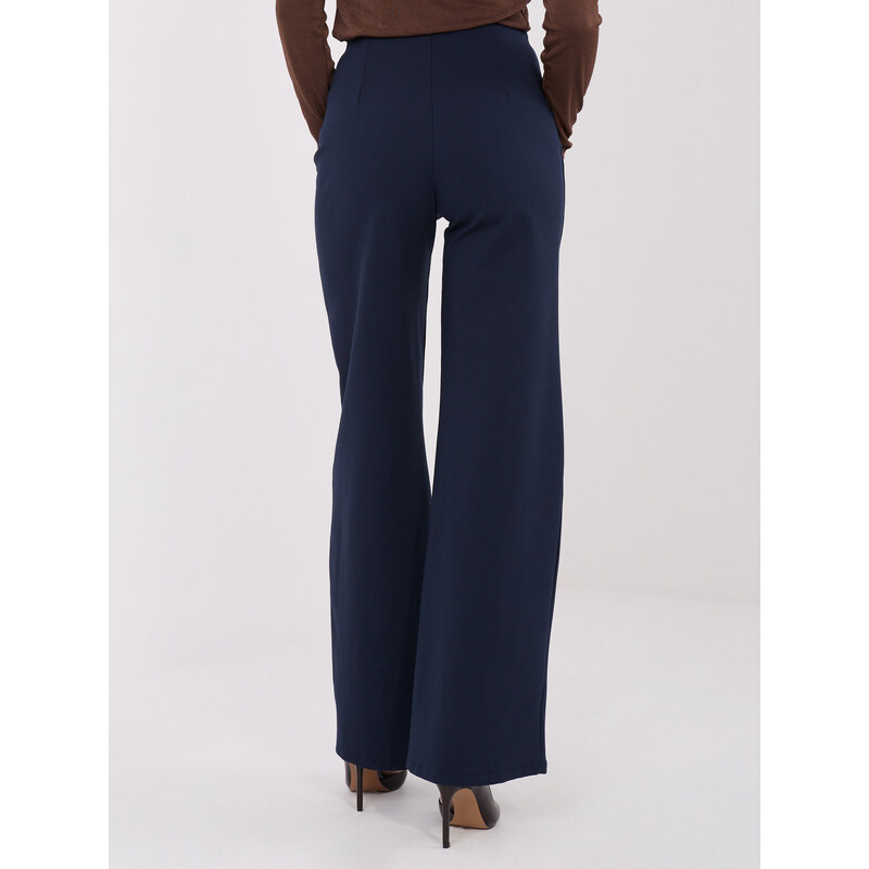 RUE PARIS Trousers-IT-SP-FL9792.12-navy blue 110846583