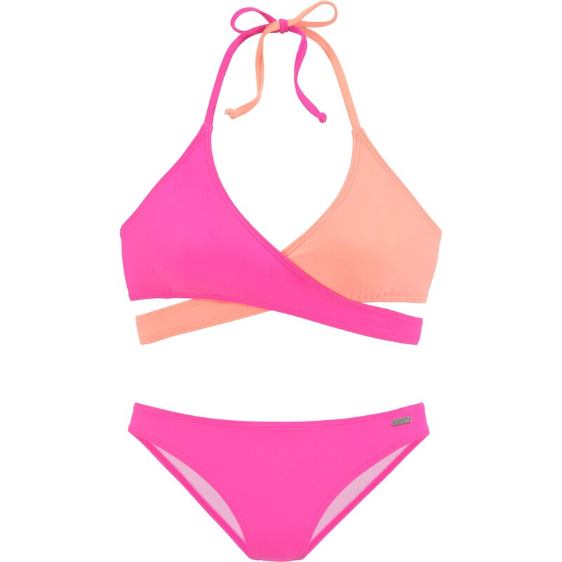 BENCH Bikiny broskvová / pink 110847492