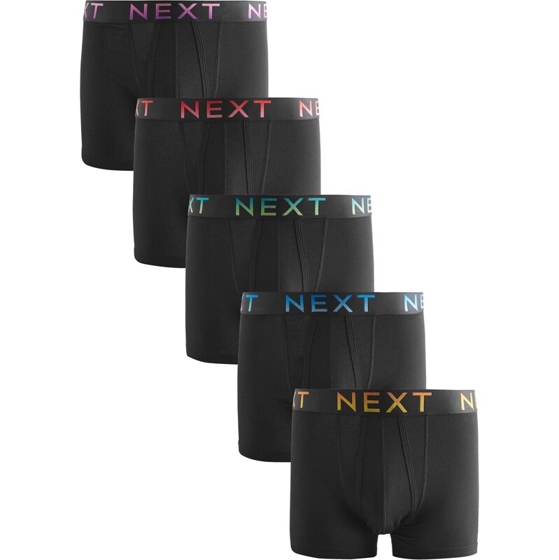Next Boxerky azurová / oranžová / červená / černá