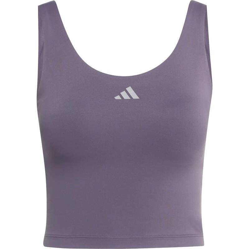 ADIDAS PERFORMANCE Sportovní top Studio All Me tmavě šedá