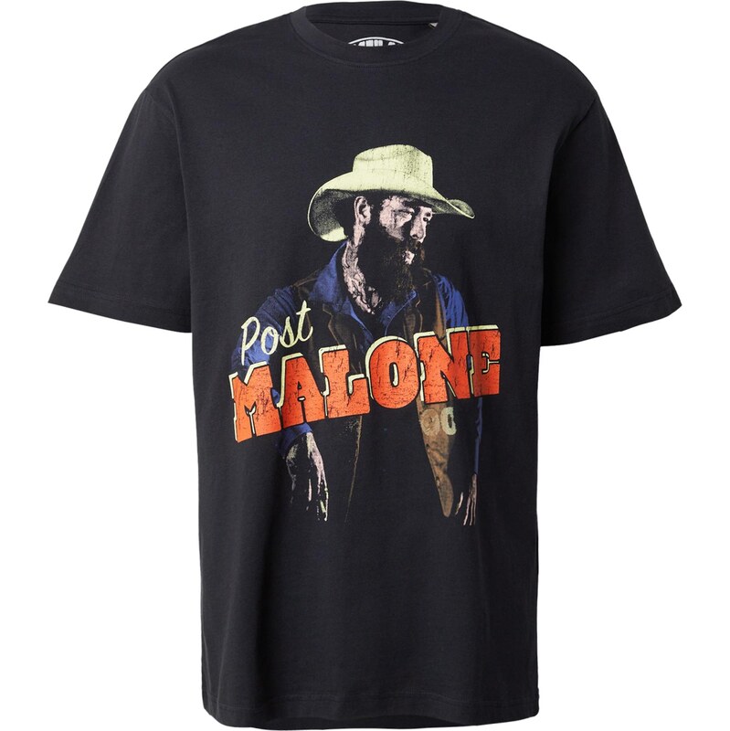 Only & Sons Tričko ONSPOST MALONE indigo / limone / mandarinkoná