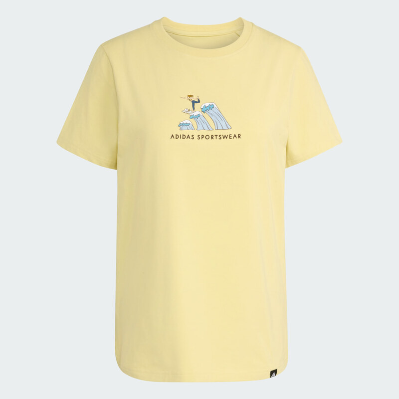 Adidas Codes Doodle Surf Graphic T-Shirt