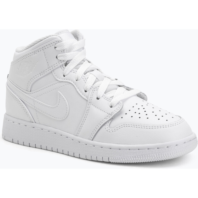 Boty Jordan 1 Mid bílá/bílá/bílá