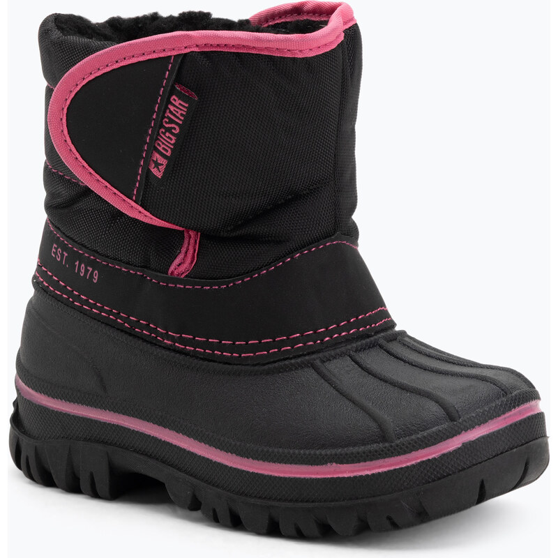 Dětské sněhule BIG STAR OO374057 black/dark pink