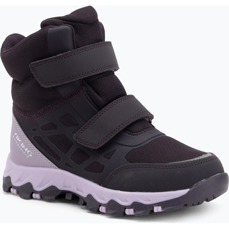 Dětské boty Viking Footwear Track Warm Waterproof 2V aubergine