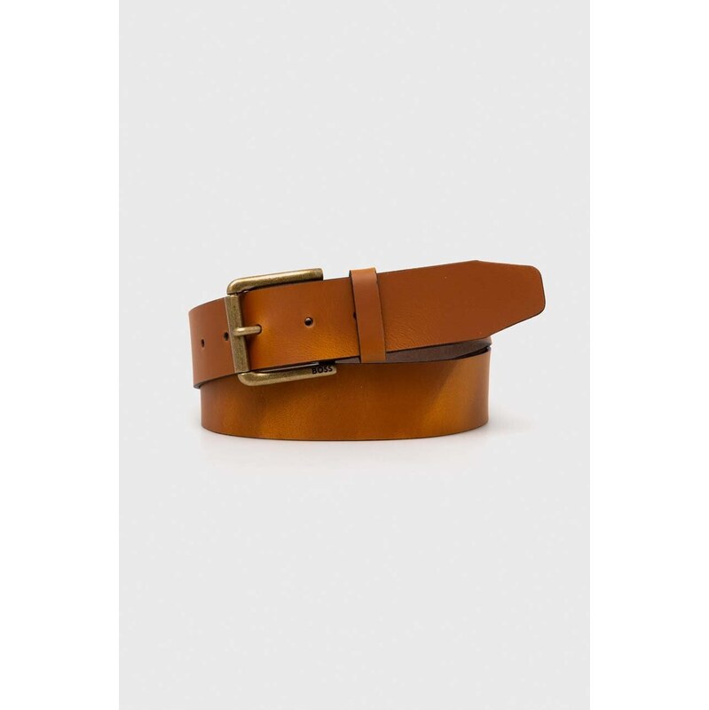 BOSS pásek pánský kožený Joris_Sz40