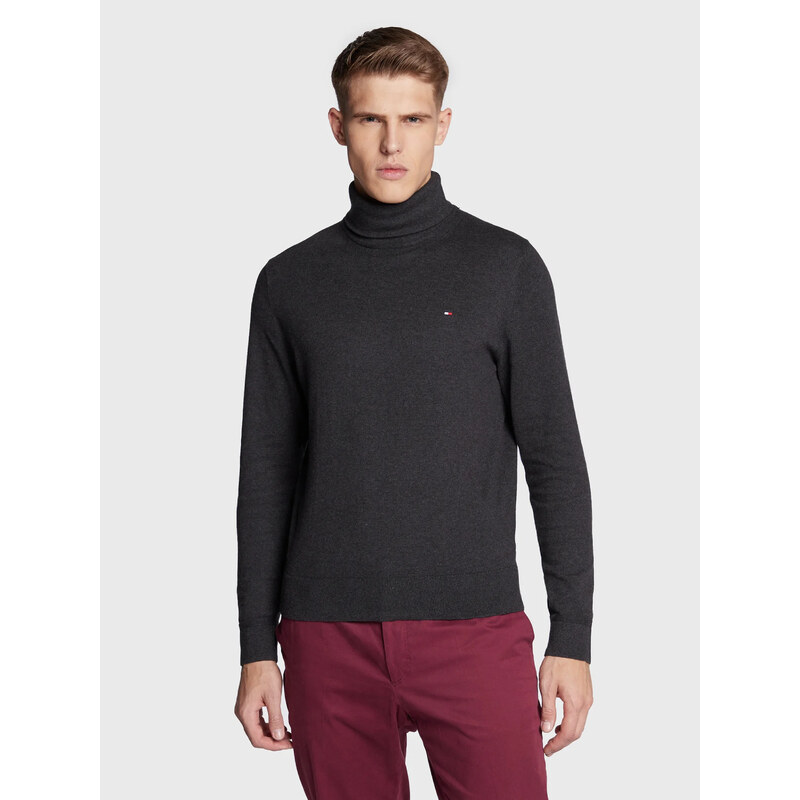 Tommy Hilfiger pánský šedý rolák
