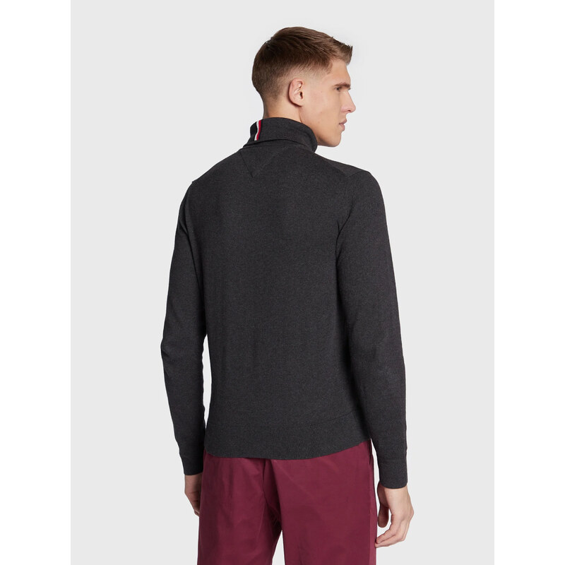 Tommy Hilfiger pánský šedý rolák