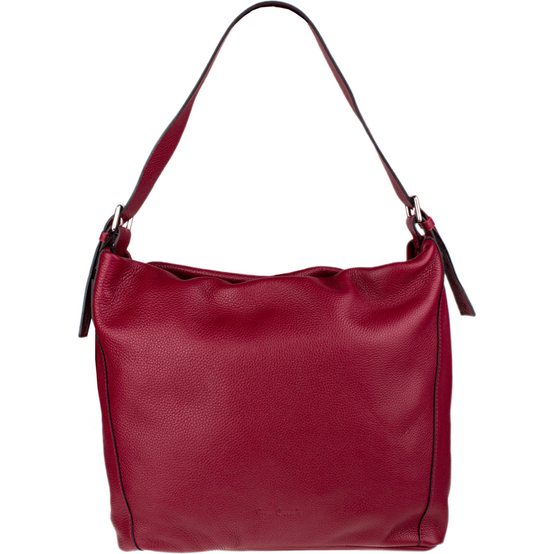 Fialová kožená italská kabelka Pierre Cardin 5338 Bordo NovaKabelka.cz 110922612