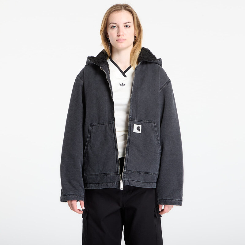 Bunda Carhartt WIP W Hooded Mitch Jacket Black S 110923564