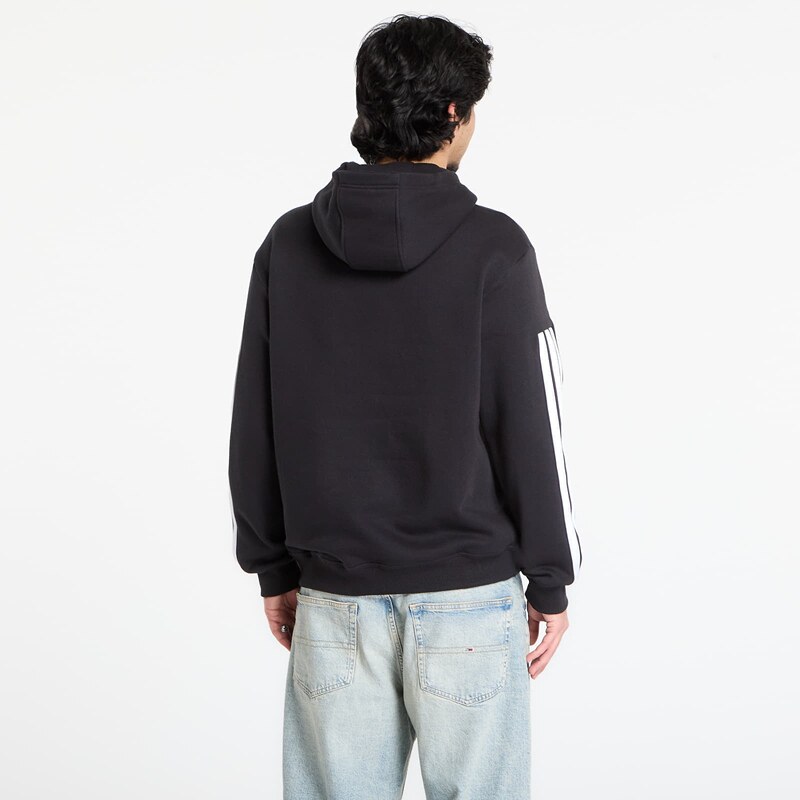 adidas Performance Mikina adidas House Of Tiro Fleece Hoodie Black/ White XXL