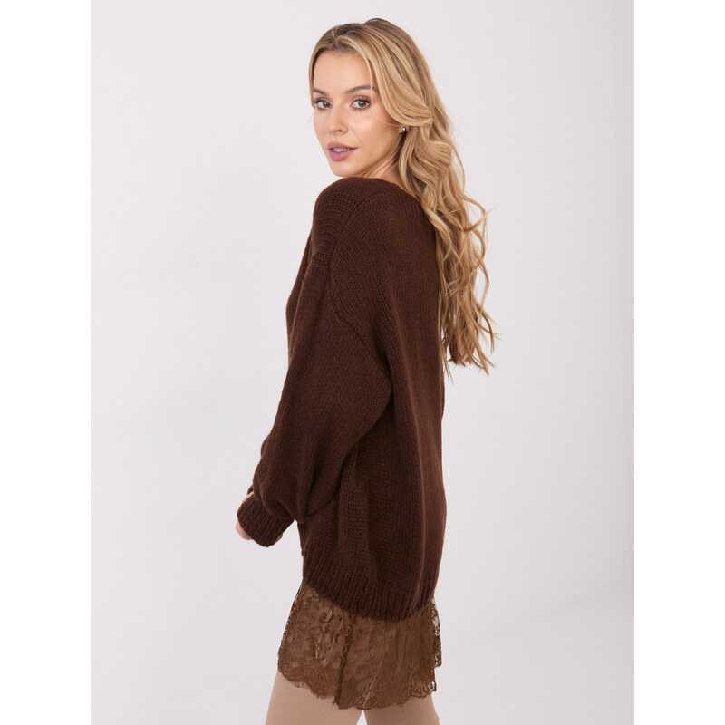 Factory Price Sweater-IN-SW-33681.05P-dark brown
