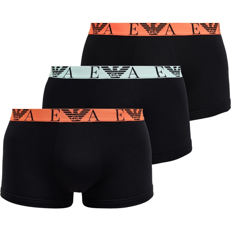 Emporio Armani Boxerky mátová / melounová / černá