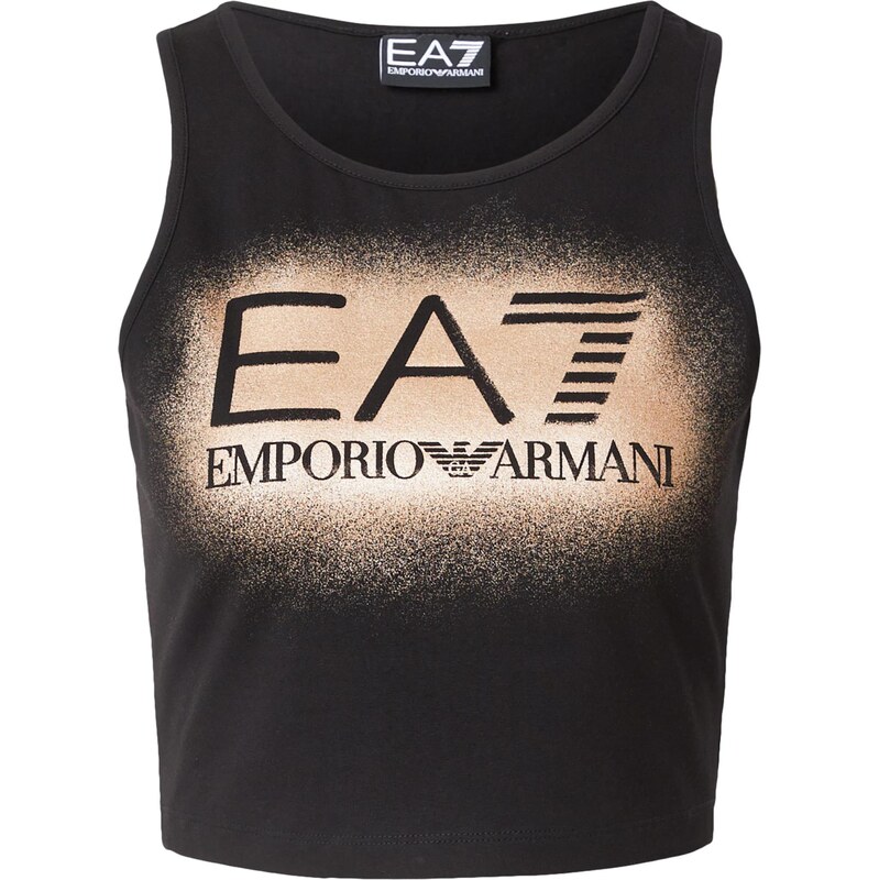 EA7 Emporio Armani Top hořčicová / černá / bílá 110930988
