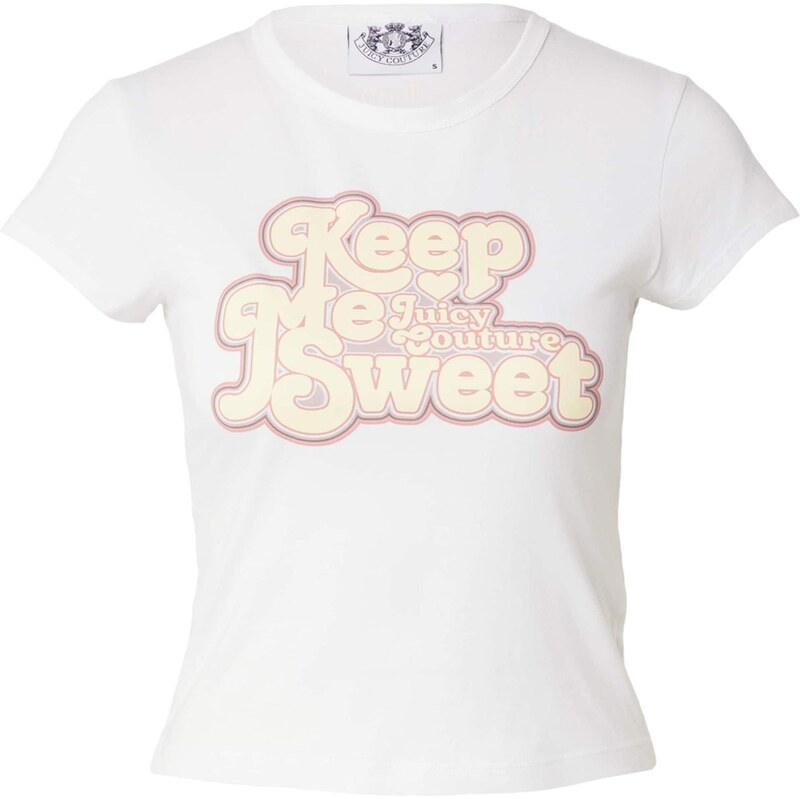 Juicy Couture Tričko KEEP ME SWEET pastelově žlutá / šeříková / bílá 110931031
