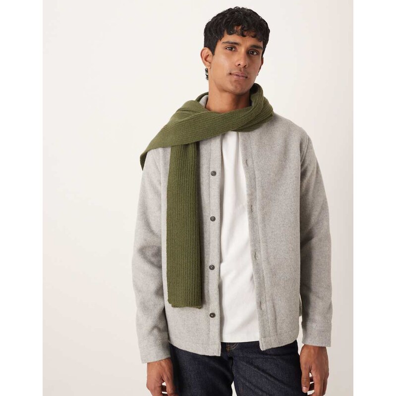My Accessories Man supersoft oversized blanket scarf in dark