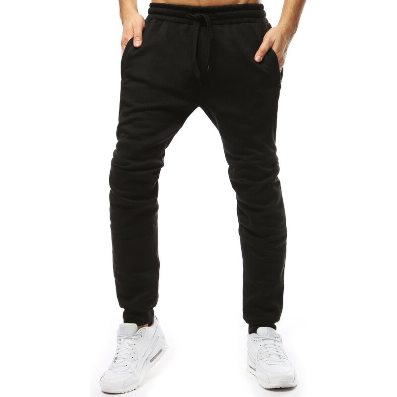 Pánské černé jogger tepláky Dstreet
