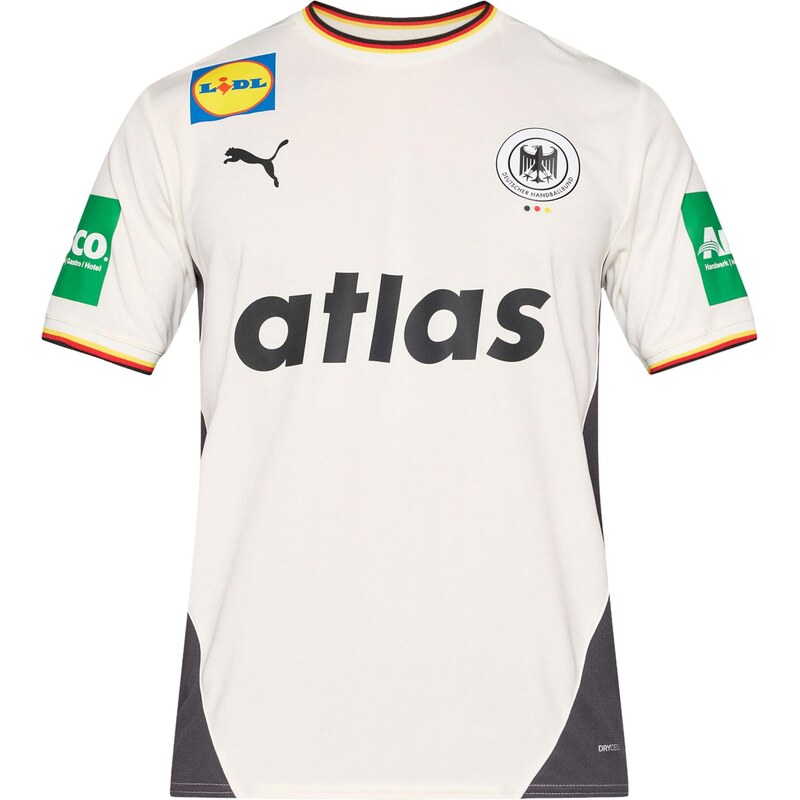 PUMA Trikot AW25 DHB Home světlemodrá / šedá / zelená / bílá