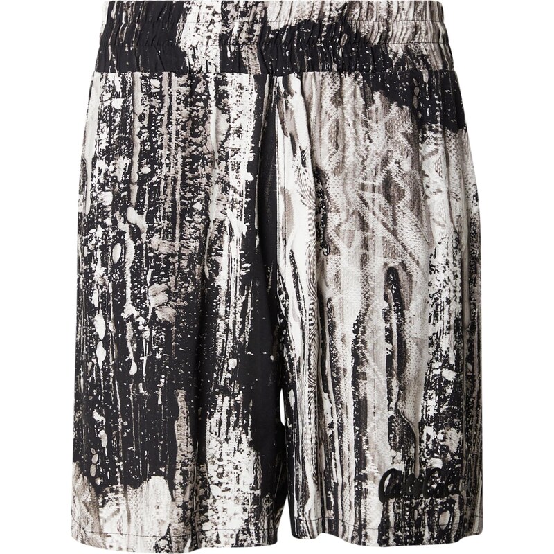 Carlo Colucci Kalhoty šedá / černá / offwhite 110947202