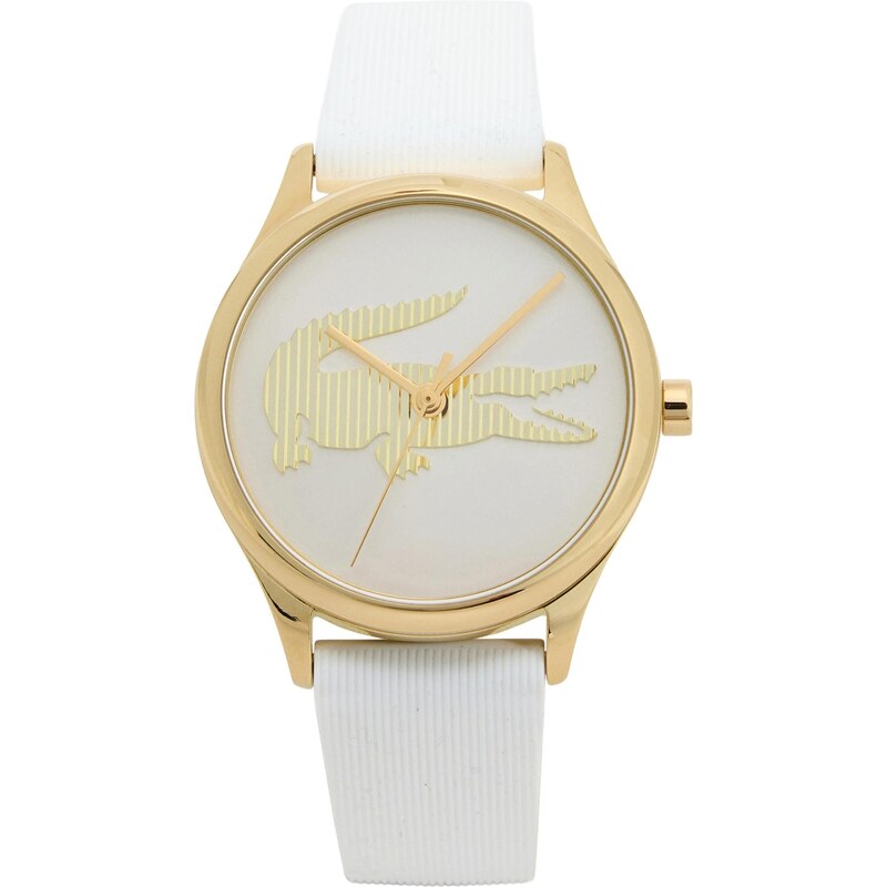 LACOSTE Analogové hodinky Crocodelle zlatá / bílá 110959814