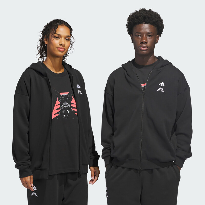 Adidas MIKINA SKAPUCÍ ANTHONY EDWARDS FOUNDATION FULL ZIP