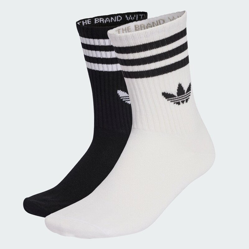 Adidas PONOŽKY 3-STRIPES CREW – 10 PÁRŮ