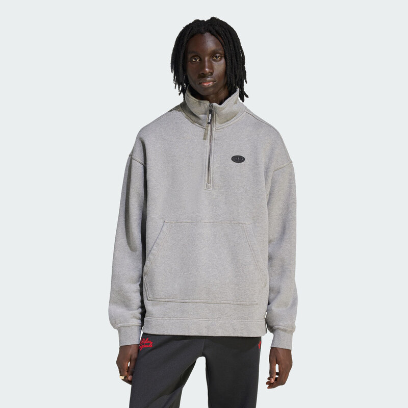 Adidas MIKINA 90s ALTERNATIVE SPORT HALF ZIP GRAPHIC FLEECE