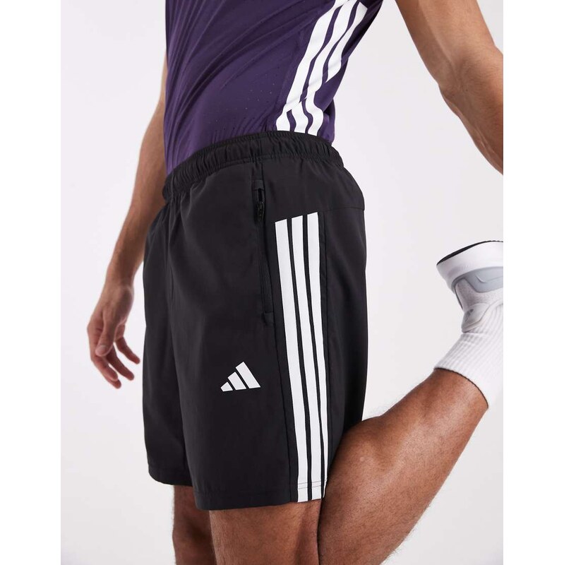 adidas performance Workout essentials base 3 stripes woven short