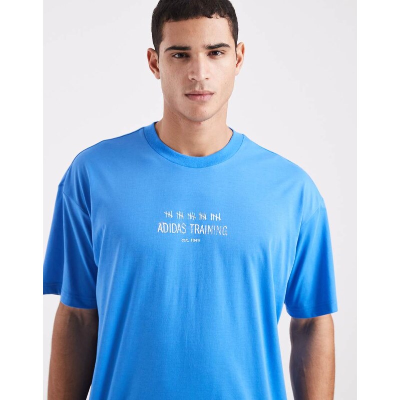 adidas performance Climacool power training graphic t-shirt in