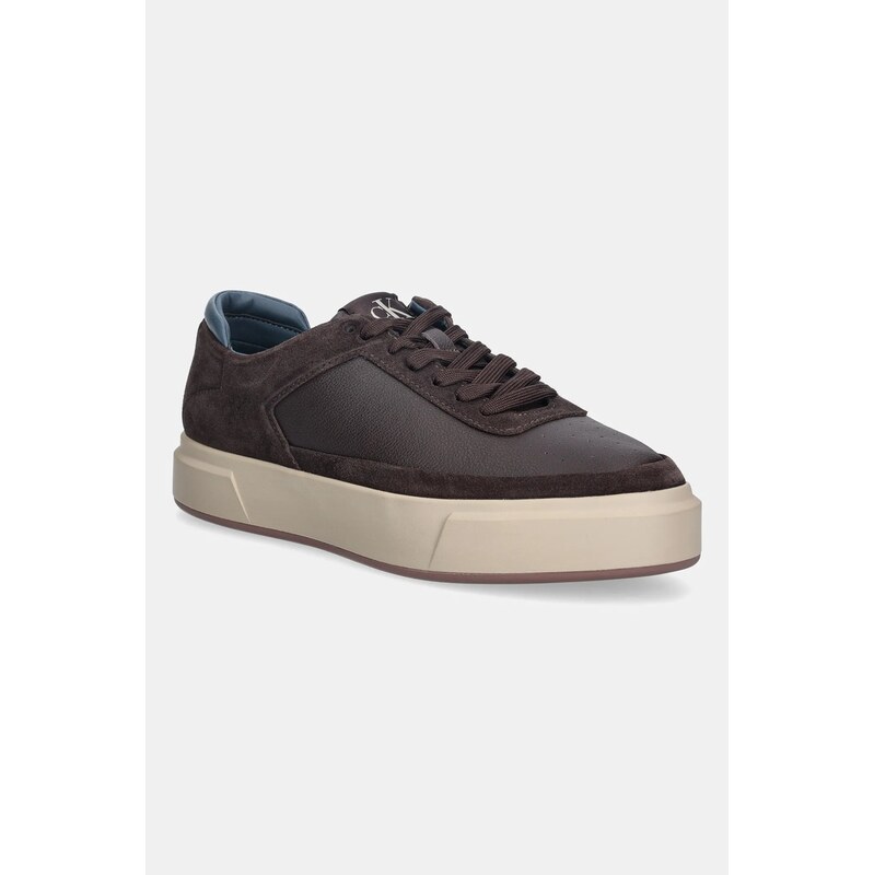 Calvin Klein Kožené tenisky Calvin Klein BASKET CUPSOLE LACEUP