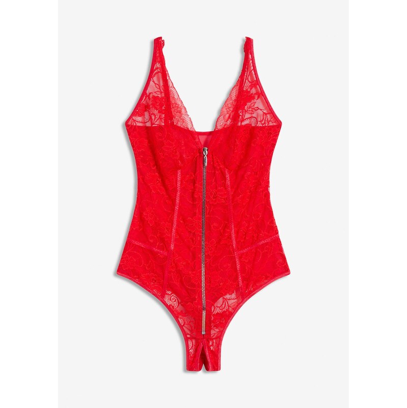 bonprix String body ouvert červená Žena