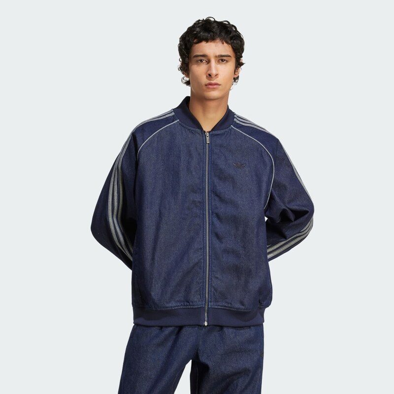 Adidas Bunda SST Adicolor Loose SST Denim Stone